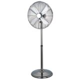 Wentylator podłogowy 40 cm czarny chrom