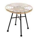 Stolik Desire 50 cm beżowy okrągły