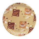Talerz papierowy deco