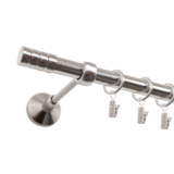 Karnisz pojedynczy Vito I 200 cm efekt stali GO/ON!