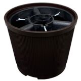 Stojak choinkowy 10 l 25 x 31 x 10,5 cm brązowy