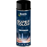 Lakier w aerozolu uniwersalny 400 ml czarny połysk Bostik