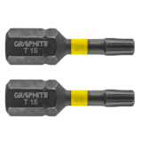 Bity udarowe TX15 x 25 mm 2 szt. GRAPHITE