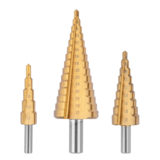 Wiertła stopniowe 4 - 32 mm Tin zestaw 3 szt.