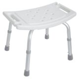 Krzesło prysznicowe białe 35,5 cm AWD Interior