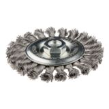 Szczotka druciana tarczowa 125 mm x M14, INOX GRAPHITE