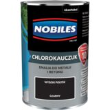 Emalia chlorokauczukowa Czarny 0,9 l NOBILES