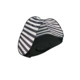 Namiot plażowy czarno-biały