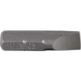 Końcówka 1/4" płaska 6,5 x 1,2 mm l=25 mm 10 sztuk PROLINE