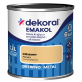 Emalia olejno-alkidowa EMAKOL Kremowy 0,2 l Dekoral
