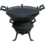 Grill żeliwny beczułka