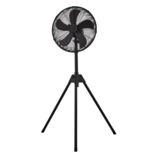 Wentylator podłogowy na trójnogu czarny 41 cm