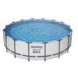 Basen stelażowy Steel Pro MAX 488 x 122 cm szary Bestway