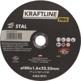 Tarcza do cięcia T41 180 x 1,6 x 22,23 stal KRAFTLINE PRO