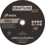 Tarcza do cięcia T41 230 x 2 x 22,23 mm inox  KRAFTLINE PRO