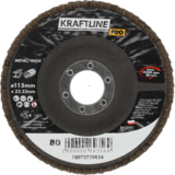 Tarcza ścierna lamelkowa 115 x 22 mm P80 cyrkon KRAFTLINE PRO