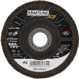 Tarcza ścierna lamelkowa 125 x 22 mm P40 cyrkon KRAFTLINE PRO