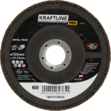 Tarcza ścierna lamelkowa 125 x 22 mm P60 cyrkon KRAFTLINE PRO