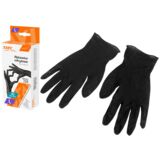 Rękawice nitrylowe BLACK L 10 szt.