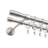 Karnisz podwójny Vito II 240 cm 19/16 mm satyna GO/ON!