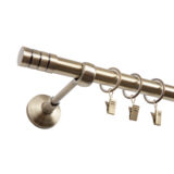 Karnisz pojedynczy Vito I 300 cm 19/16 mm antyczny mosiądz GO/ON!