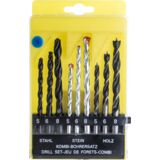 Wiertło metal/drewno/cegła, 5 x 6 x 8 mm x 3, zestaw: 9 sztuk Condor