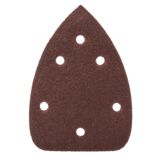 Papier ścierny do szlifierki delta DEDRA DED79410 gr. 40, 140 x 140 x 80 mm, 5 szt
