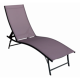 Leżanka 182 x 55 cm lawendowa