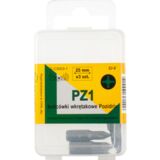 Końcówka krzyżowa PZ1 x 25 mm, zestaw: 3 sztuki Condor