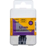 Końcówka sześciokątna H3 x 25 mm, komplet: 3 sztuki Condor