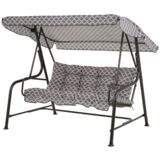 Huśtawka Hawaii H028-06PB szaro-biała