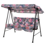 Huśtawka Tora A091-23PB szaro-różowa