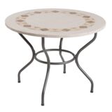 Stół kamienny Roma 100 x 100 cm okrągły