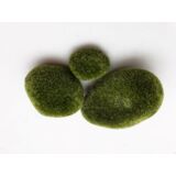 Kamienie pokryte sztucznym mchem 3 sztuki 5 x 10 x 5 cm
