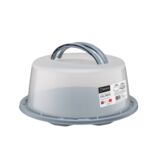 Pojemnik okrągły na ciasto Kalinka śr. 35 cm szary