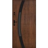 Drzwi zewnętrzne NYKS Orzech 90 prawe