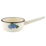Rondel emaliowany prosty borówka 16 cm 1,3 l