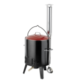 Kociołek myśliwski z paleniskiem 14 l