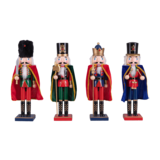 Dziadek do orzechów na kwadratowej podstawie 38 cm