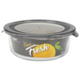 Pojemnik żaroodporny okrągły Keep it Fresh 950 ml szary