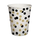 Kubki papierowe 0,25 l Confetti Eco 10 szt.