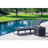 Leżak ogrodowy Jaipur grafitowy Keter