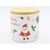 Pojemnik ceramiczny z dekorem Merry Christmas 400 ml 10 x 10 x 10 cm biały