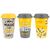 Kubek z silikonową pokrywką SUNSHINE 380 ml