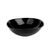 Salaterka szklana Black Harmony 24,5 cm