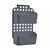Organizer wiszący duo grafit 35 x 25 x 13 cm