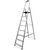 Drabina aluminiowa domowa profesjonalna 8 stopniowa 150 kg DRABEST
