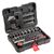 Klucze nasadowe 1/4", 3/8", zestaw 63 sztuki Top Tools