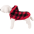 Sweter dla psa czerwono-czarny z kapturem XL-40 cm happet