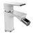 Bateria bidetowa ALEA BLE 622D chrom/biały Laveo